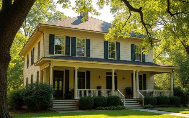 Historic multi-family home in Columbia, SC, representing an early investment property.